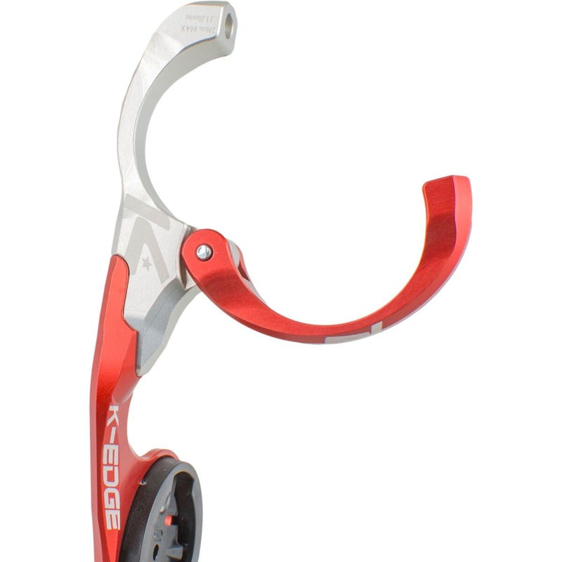 K-Edge | Race Bicycle Computer Mount | for Garmin GPS Devices | Red - Image 3